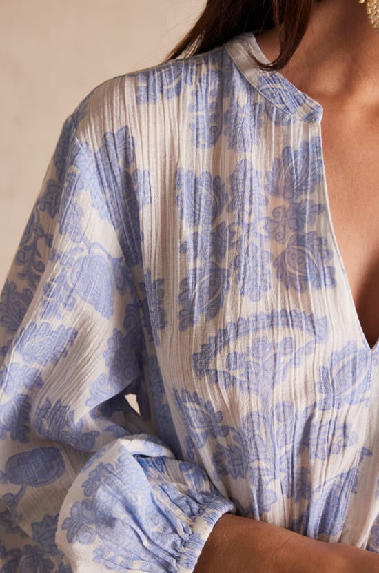 MIRANA long cotton dress;${refinementColor}