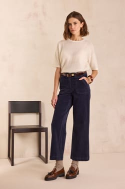 NALLA corduroy trousers;${refinementColor}