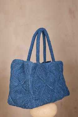 MARLON raffia tote bag;${refinementColor}