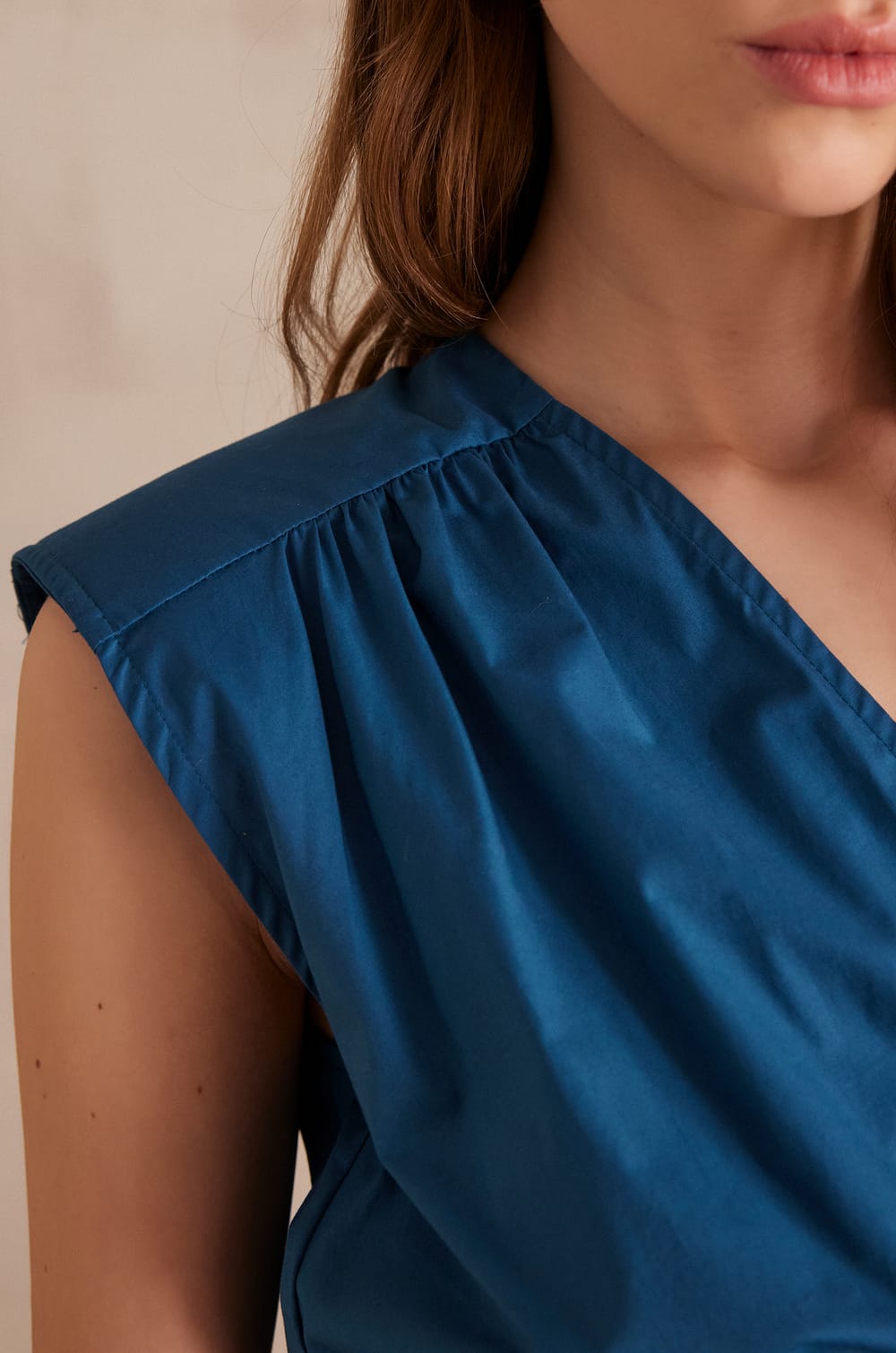 Blouse PAQUERETTE en coton;${refinementColor}