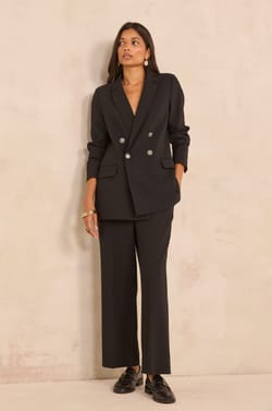 Pantalon large noir LOLA;${refinementColor}