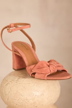 100% leren sandalen met hak SWEET;${refinementColor}