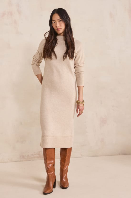 Robe ROXANA en laine;${refinementColor}