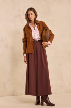 TATIANA extra large cotton trousers;${refinementColor}